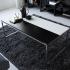 이르베스 멀바우 블랙 자작 화이트 투톤 거실 쇼파 원목 디자인 테이블 2인용 1200
